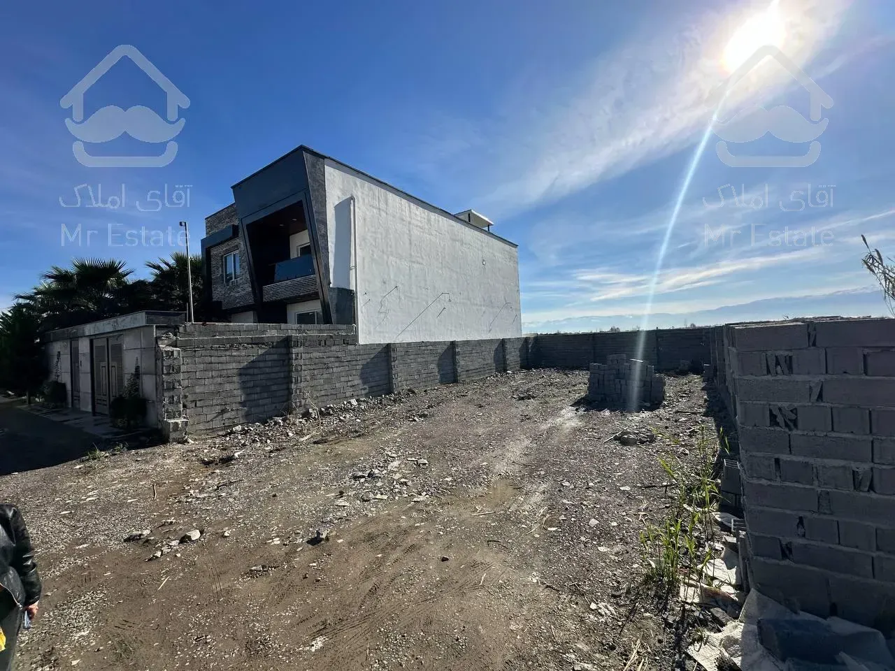 زمین قابل ساخت در منطقه ساحلی محمودآباد