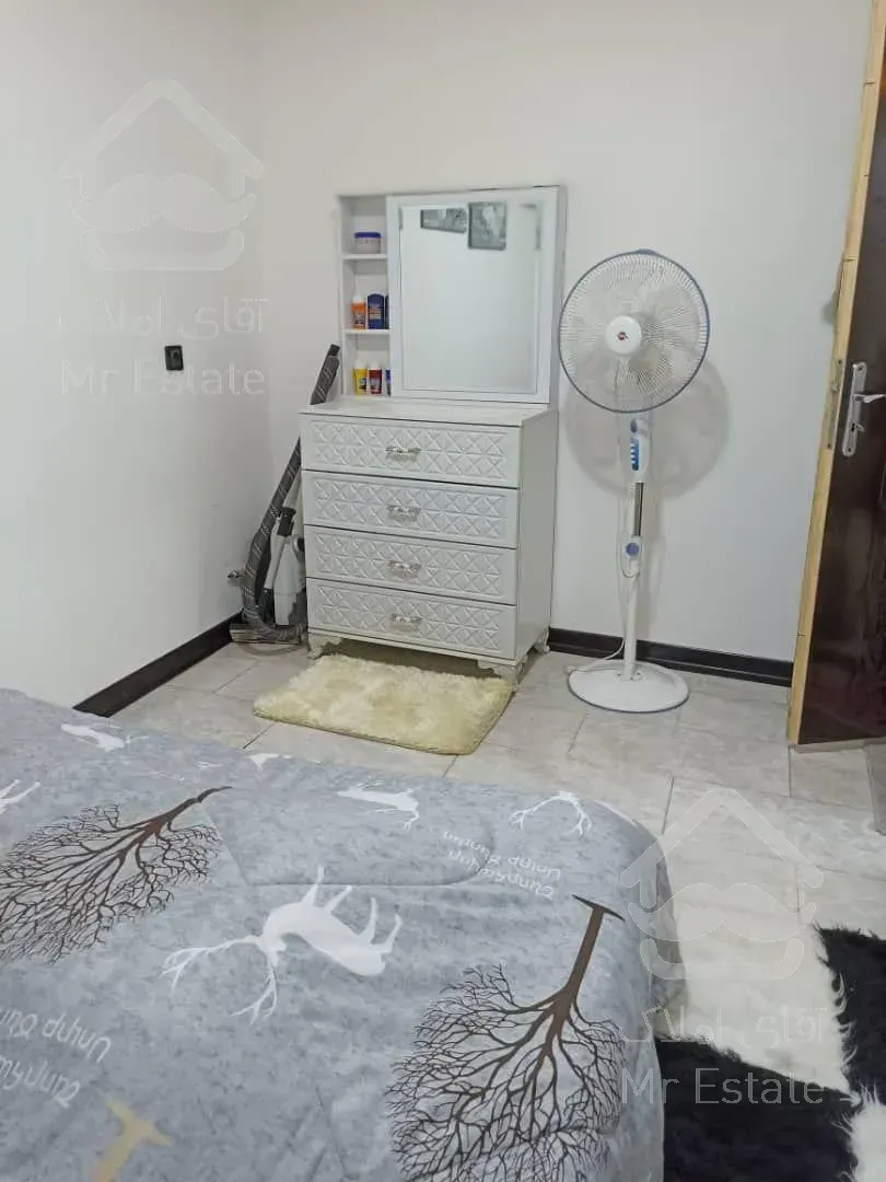 ویلا فلت مبله/باربیکیو/نما سنگ/۲ خوابه