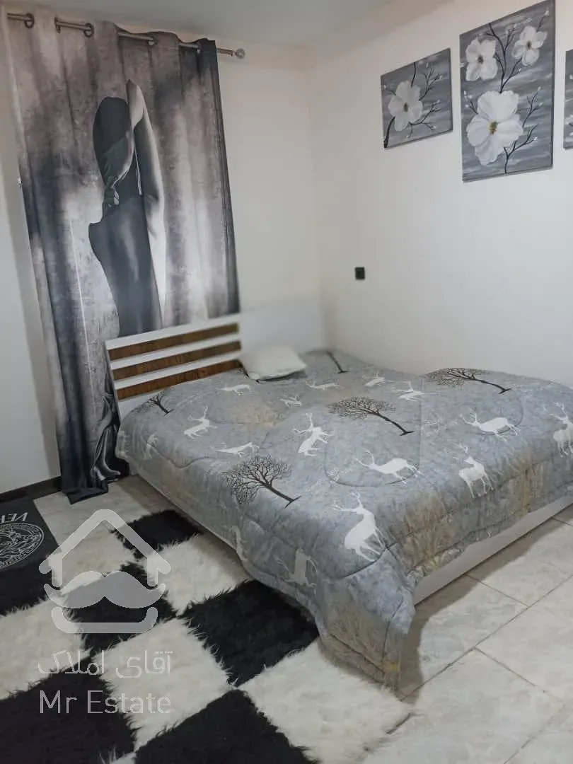 ویلا فلت مبله/باربیکیو/نما سنگ/۲ خوابه