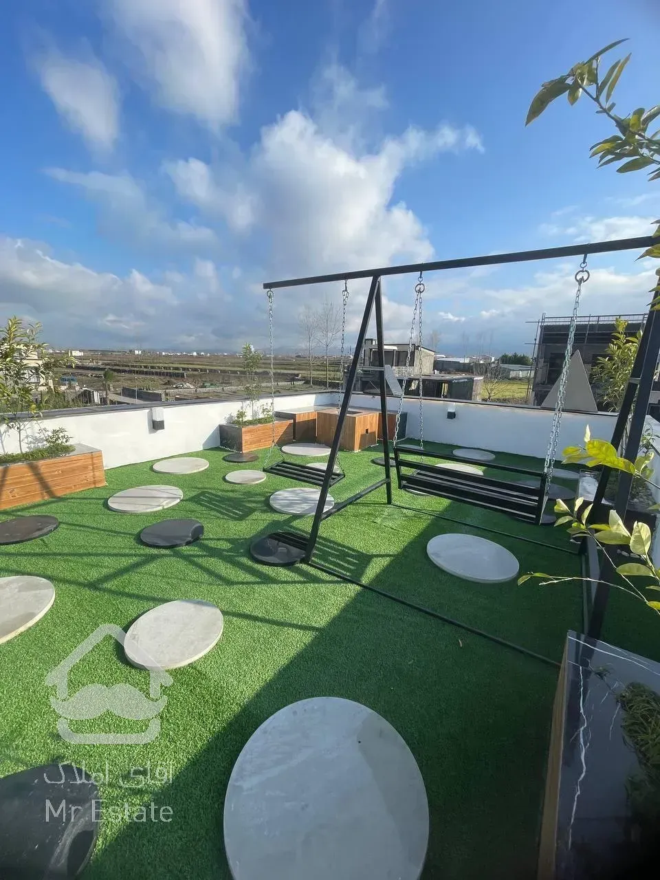 دوبلکس نوساز/روفگاردن/۳ خواب مستر