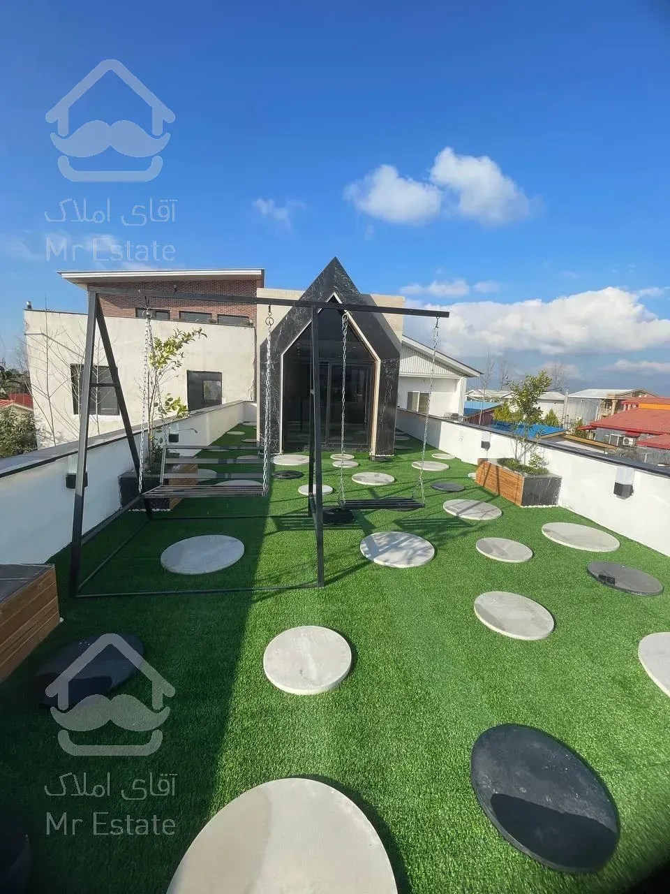 دوبلکس نوساز/روفگاردن/۳ خواب مستر