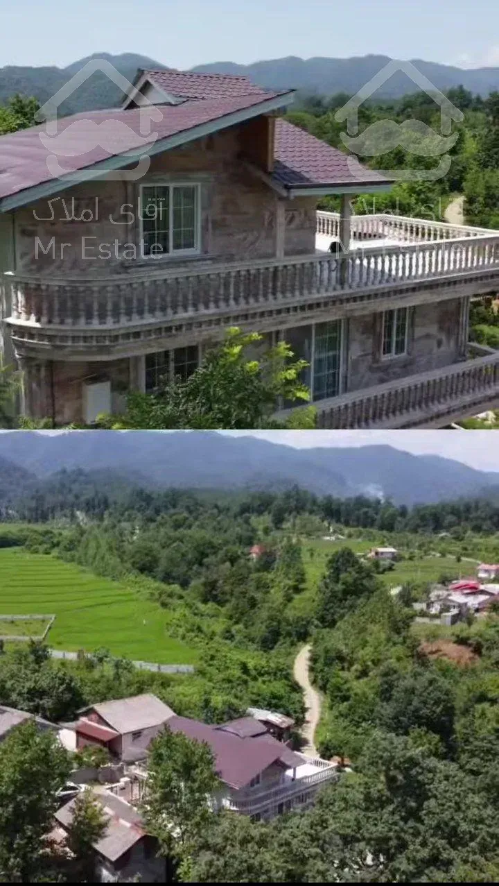 1000متر زمین 400متر بنا باویو ۳۶۰ درجه به جنگل