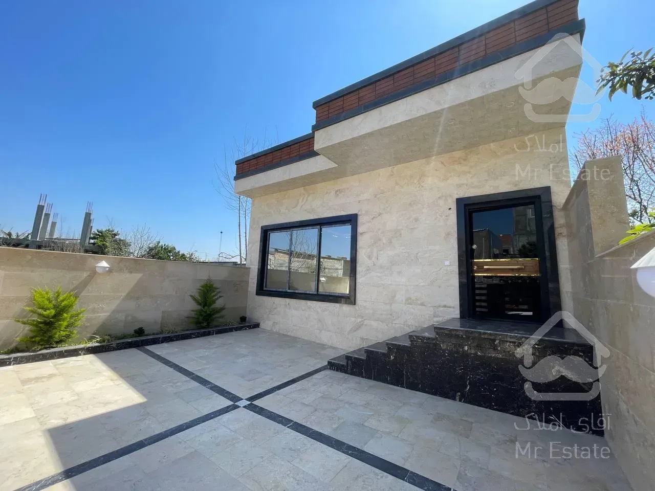 ویلا فلت نمامدرن مینیمال/تنهاتر با ملک و خوردو