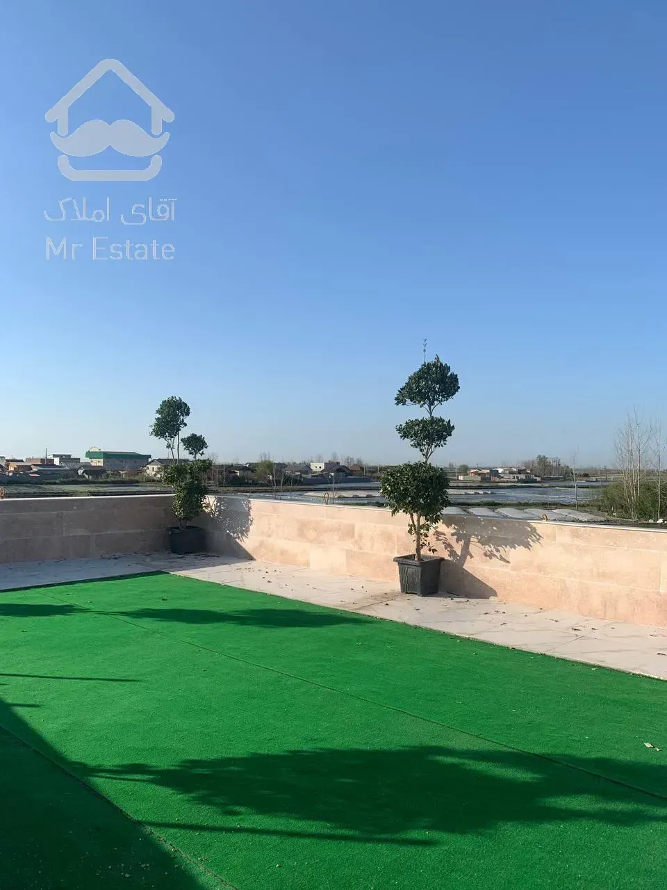 ویلا فلت نقلی با روفگاردن/2خواب مستر