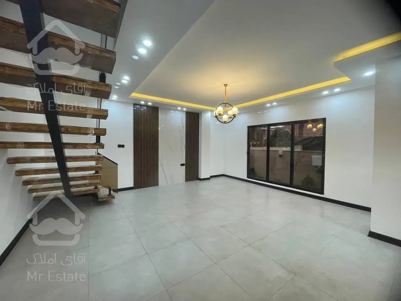 ویلادوبلکس نما مدرن/روفگاردن ویو ابدی و دلباز