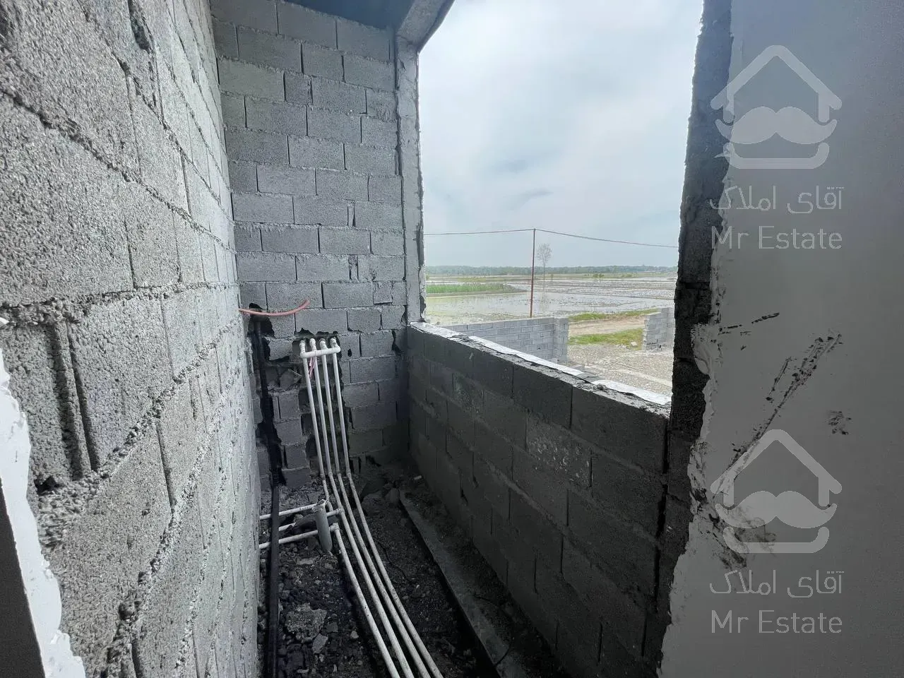 ویلا نیمه سازه/فوندانسیون زده شده/منطقه جاده دریا