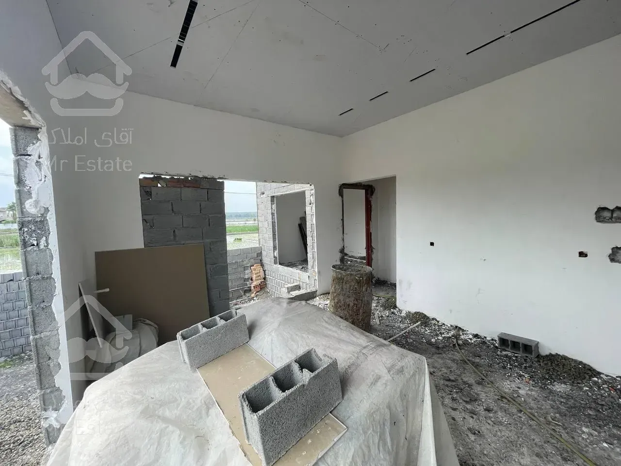 ویلا نیمه سازه/فوندانسیون زده شده/منطقه جاده دریا