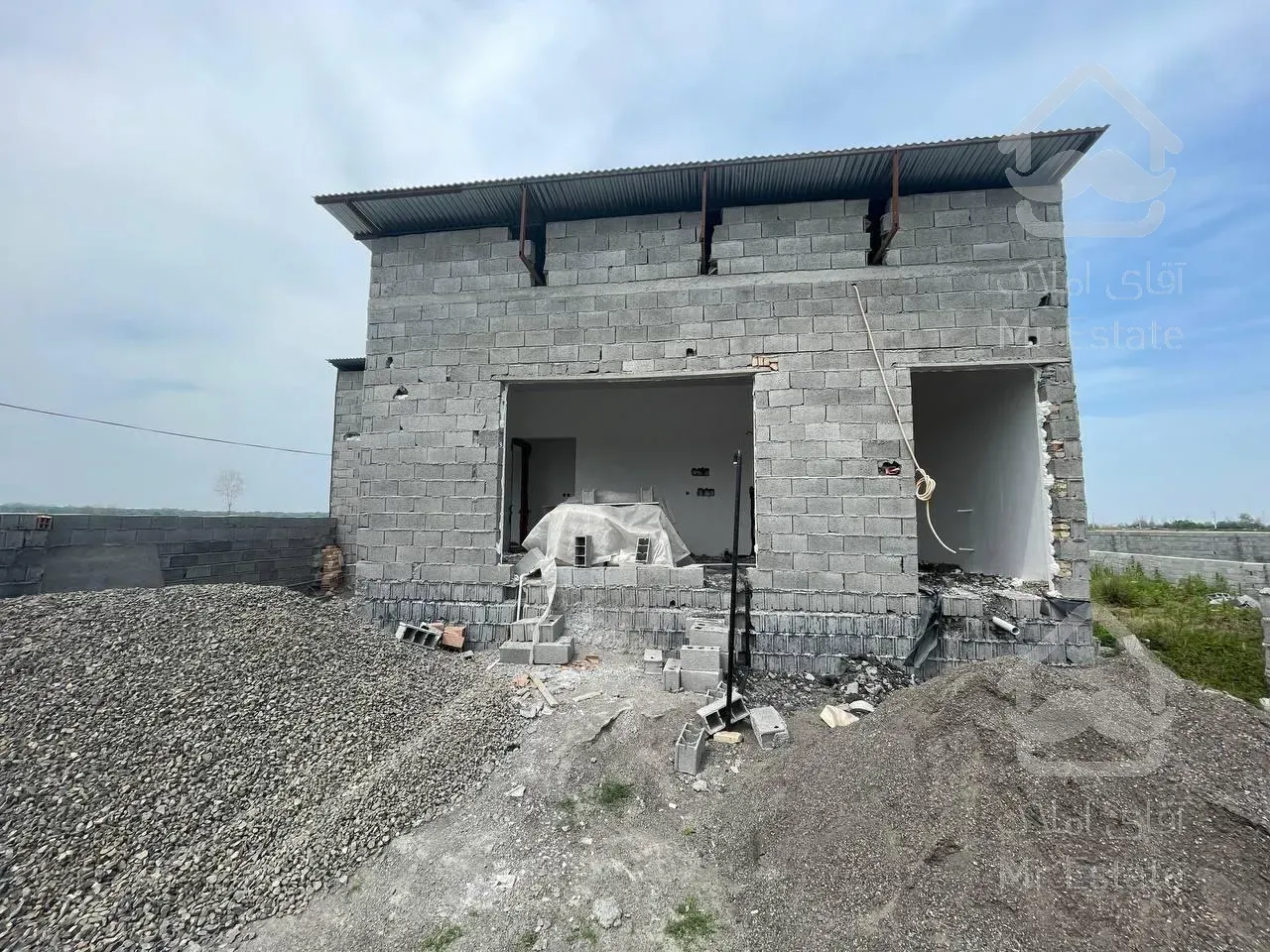 ویلا نیمه سازه/فوندانسیون زده شده/منطقه جاده دریا