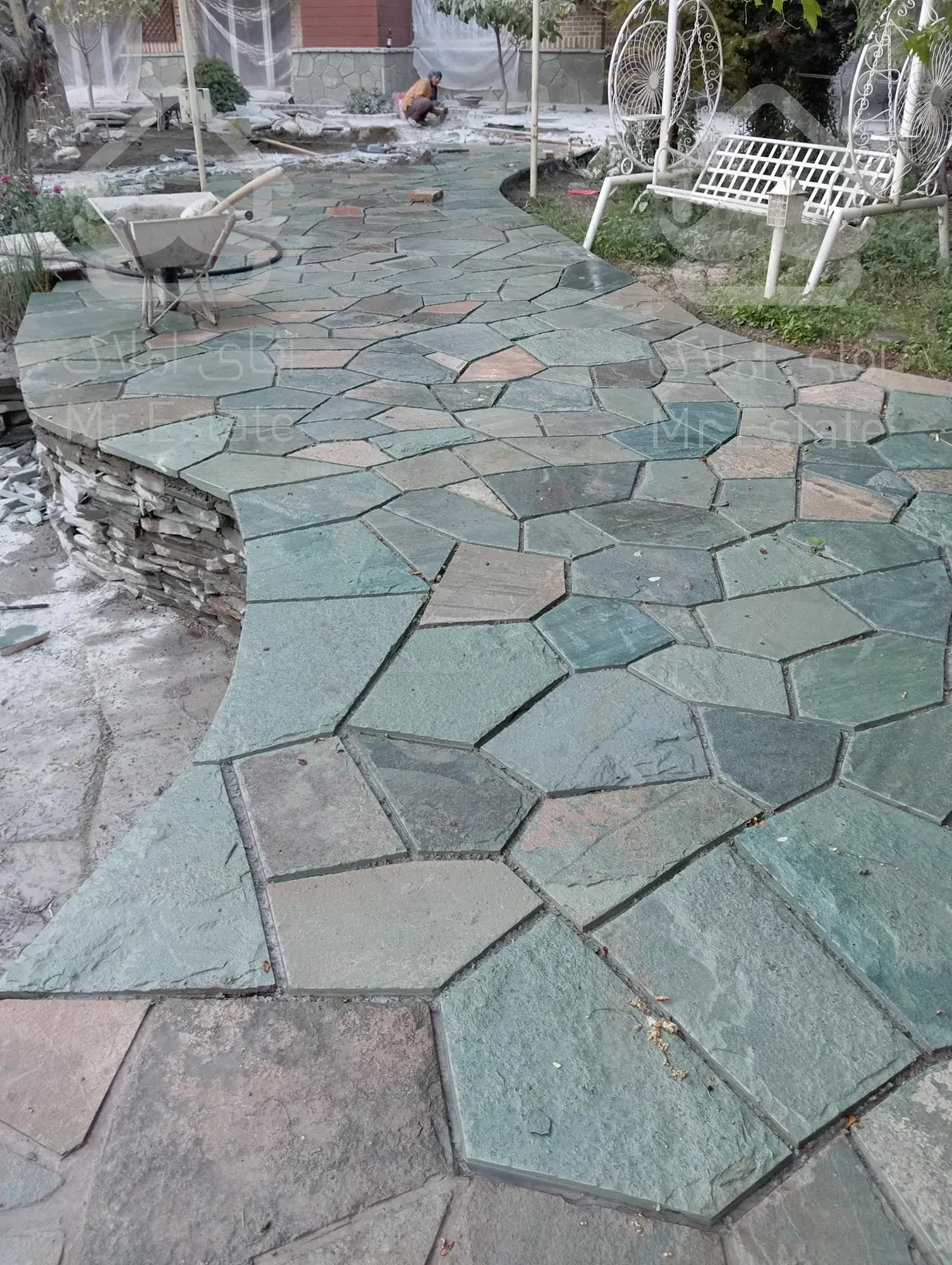 اجرای سنگ نما سنگ کف سازی رشیدی در تهران دماوند