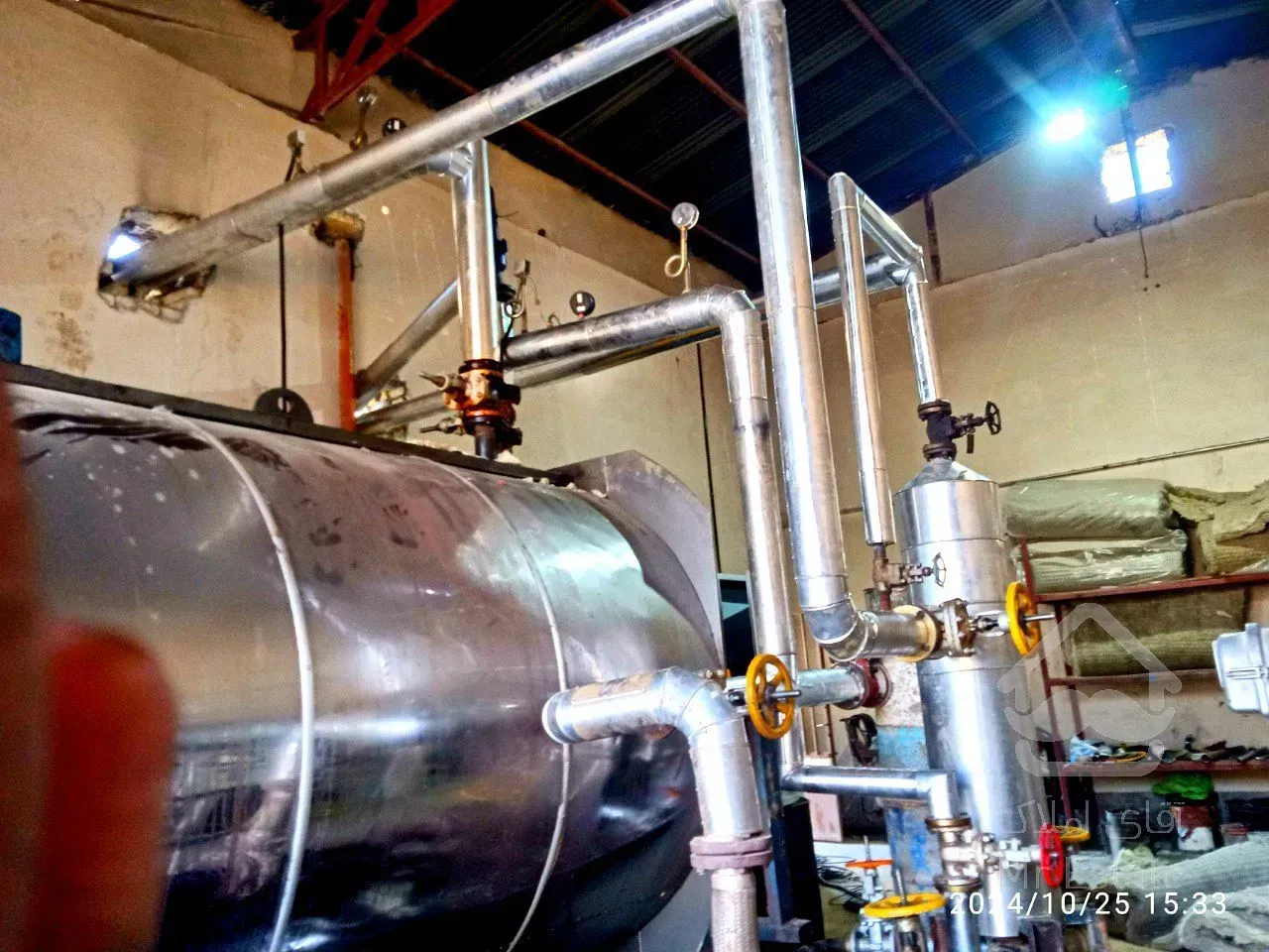 عایق کاری مخازن در کرج تهران تبریز رشت عایق کاری موتورخانه مخازن کانال لوله چیلر داک بویلر عایق‌بندی لوله