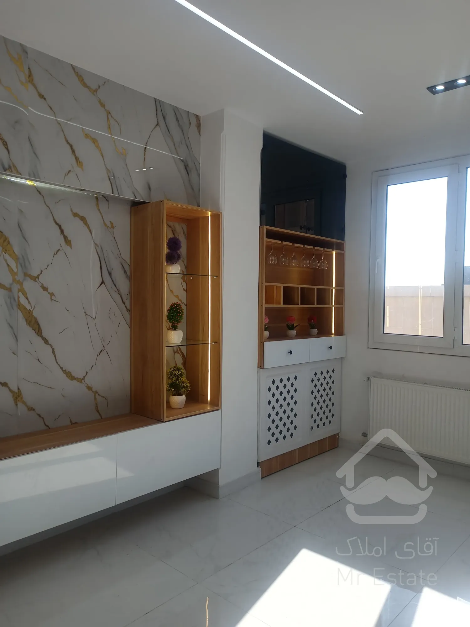 فروش آپارتمان ۷۵ متری دیزاین کامل در اندیشه