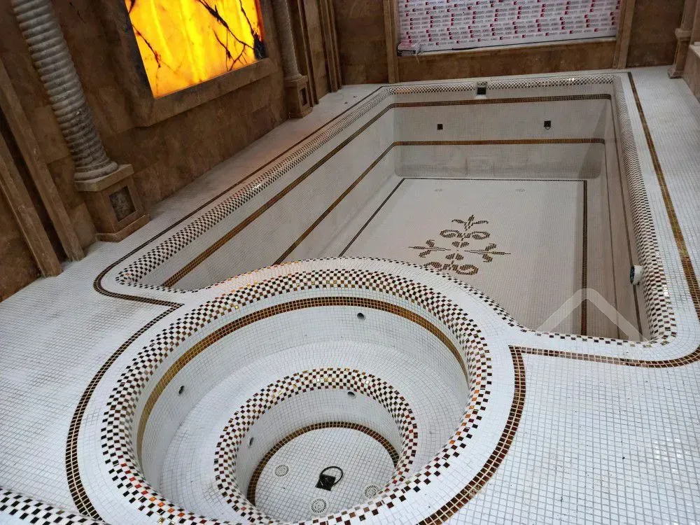 کاشی وسرامیک کاری استخر وجکوزی