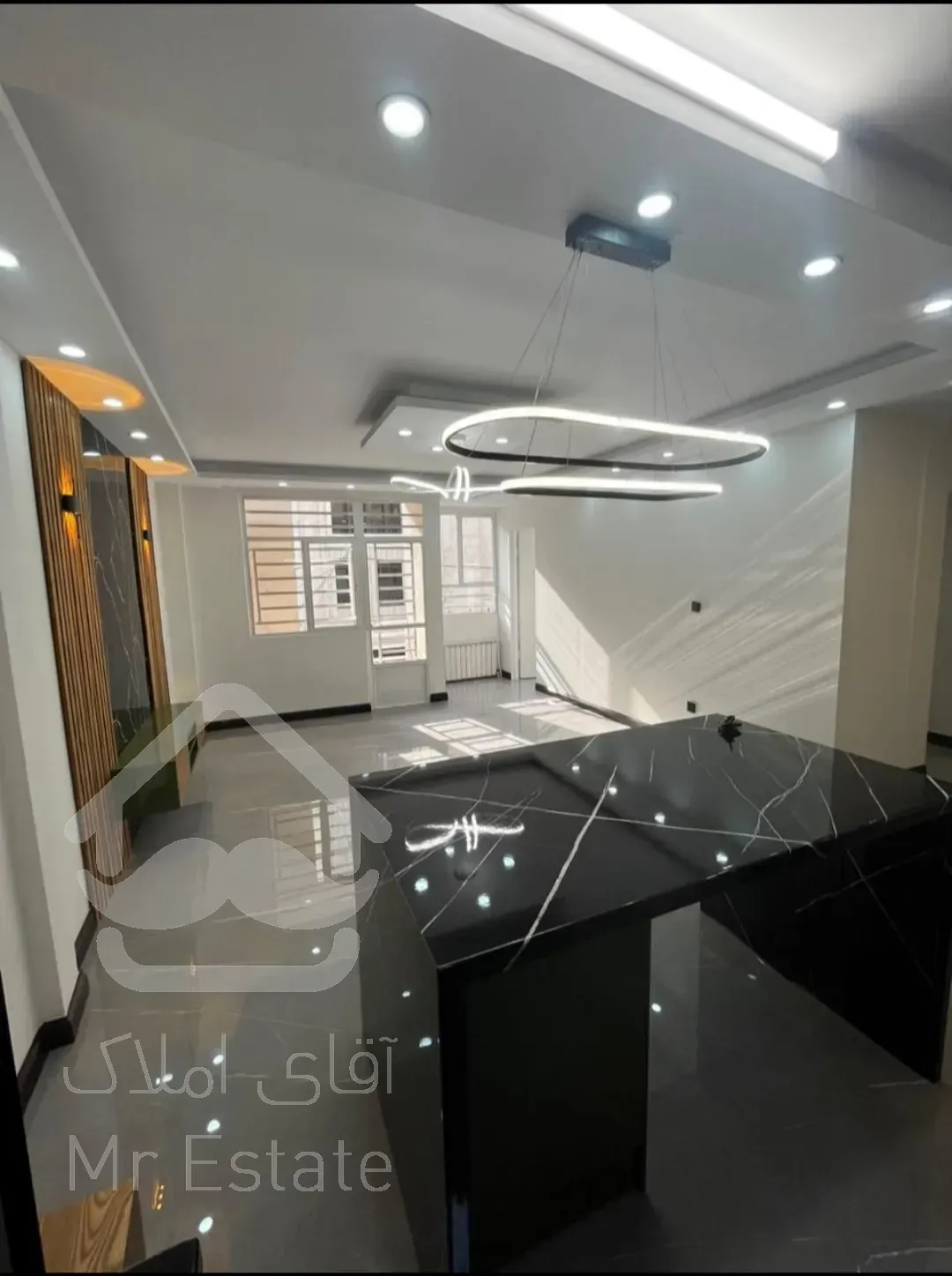 آپارتمان ۸۰ متری غرق نور بدون ضعف