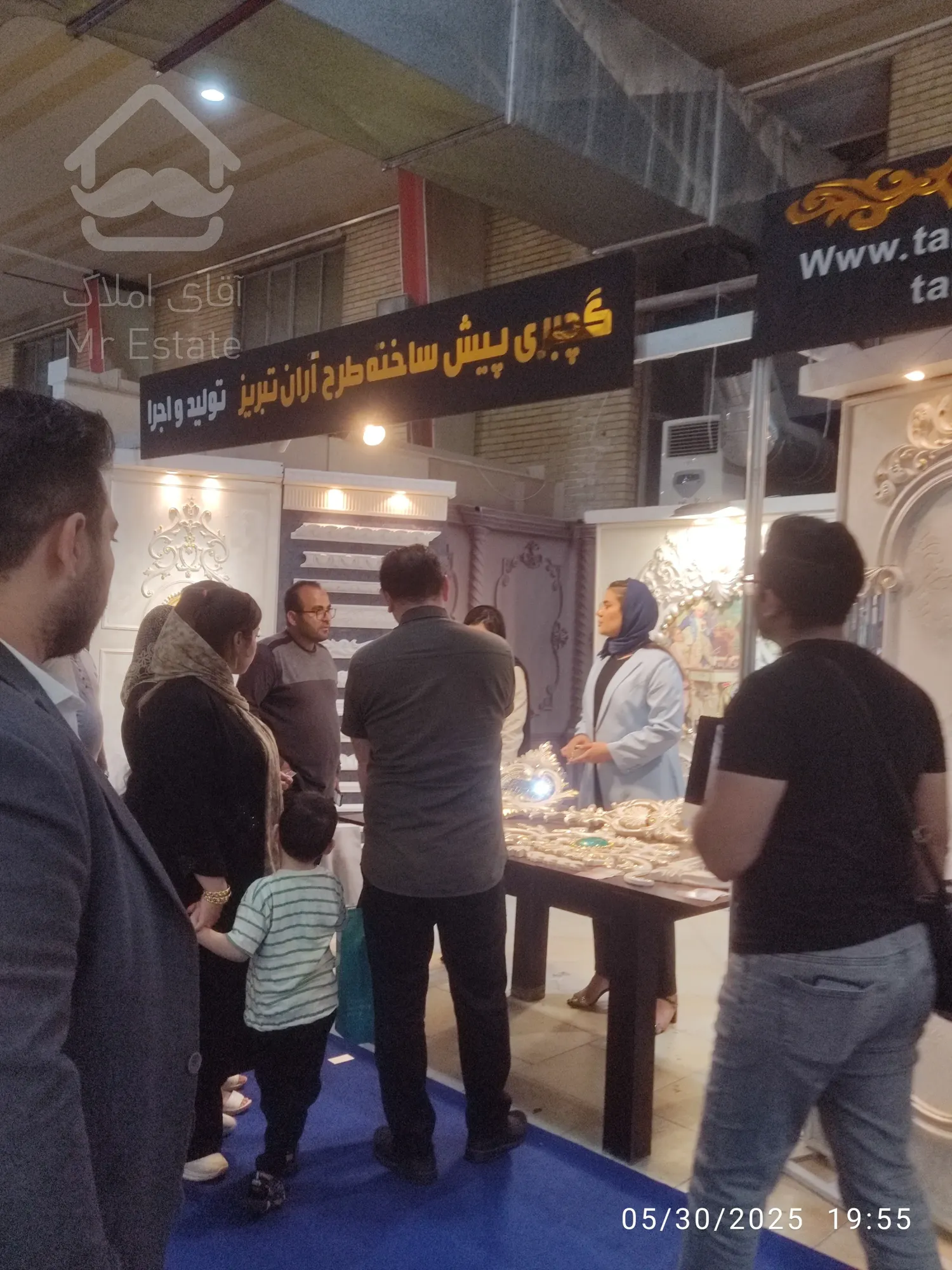 تولید گچبری پیشساخته ونصب ورنگ