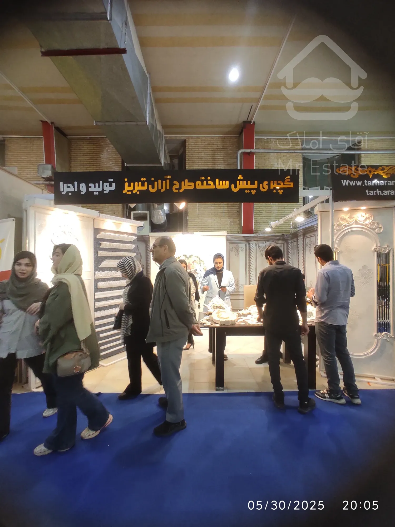 تولید گچبری پیشساخته ونصب ورنگ