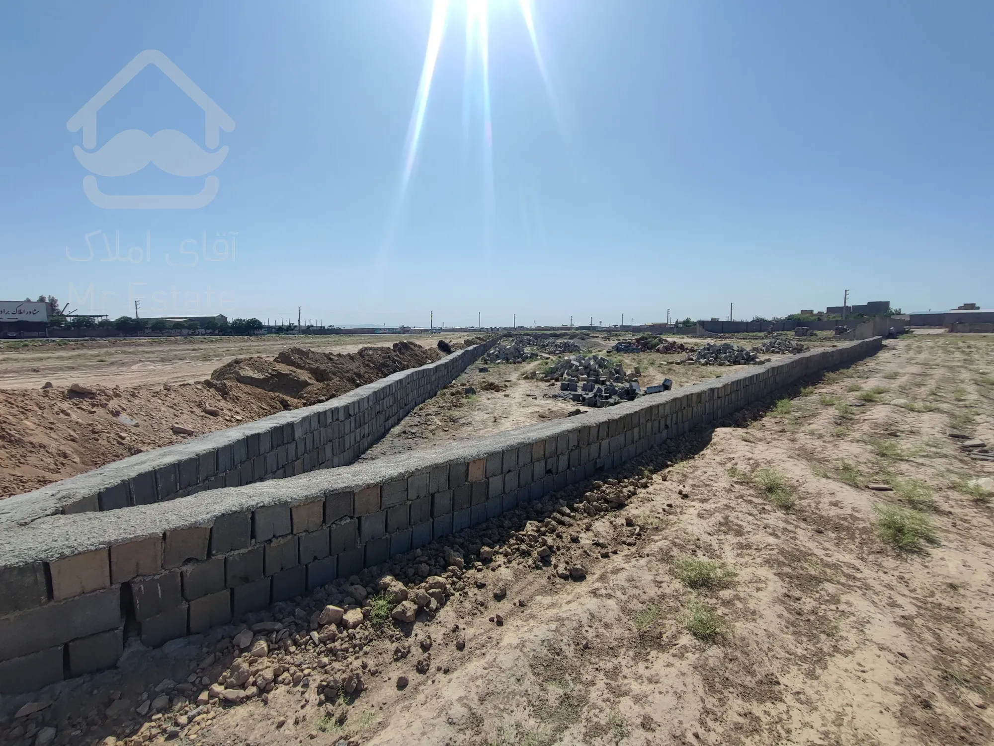 زمین عالی برای سرمایه گذاری و قابل ساخت