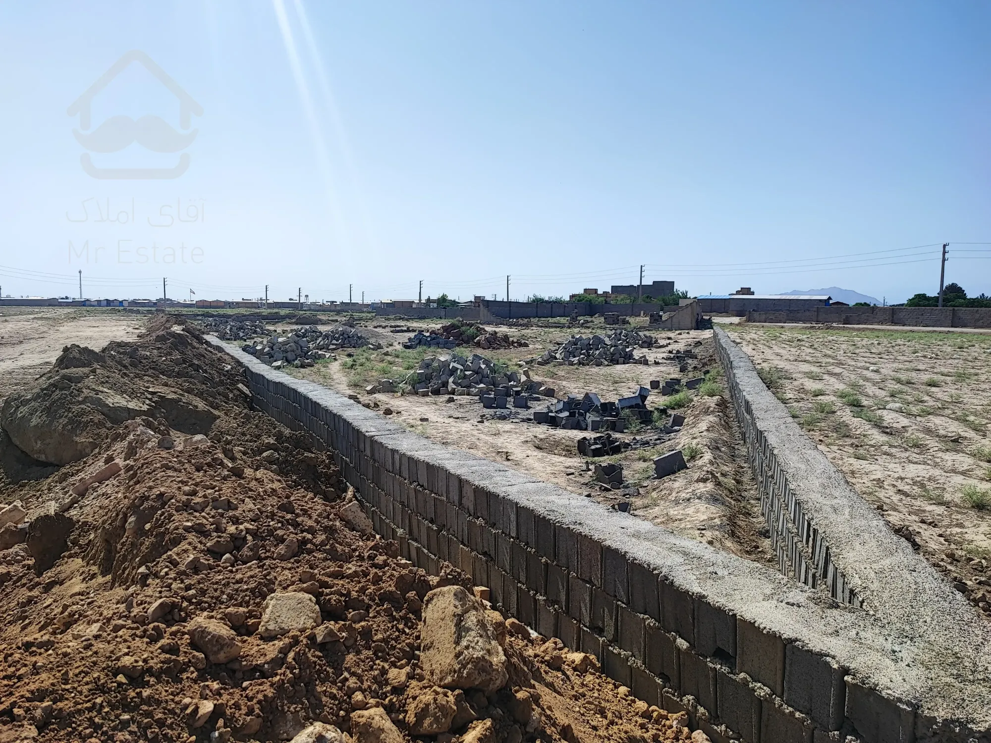 زمین عالی برای سرمایه گذاری و قابل ساخت