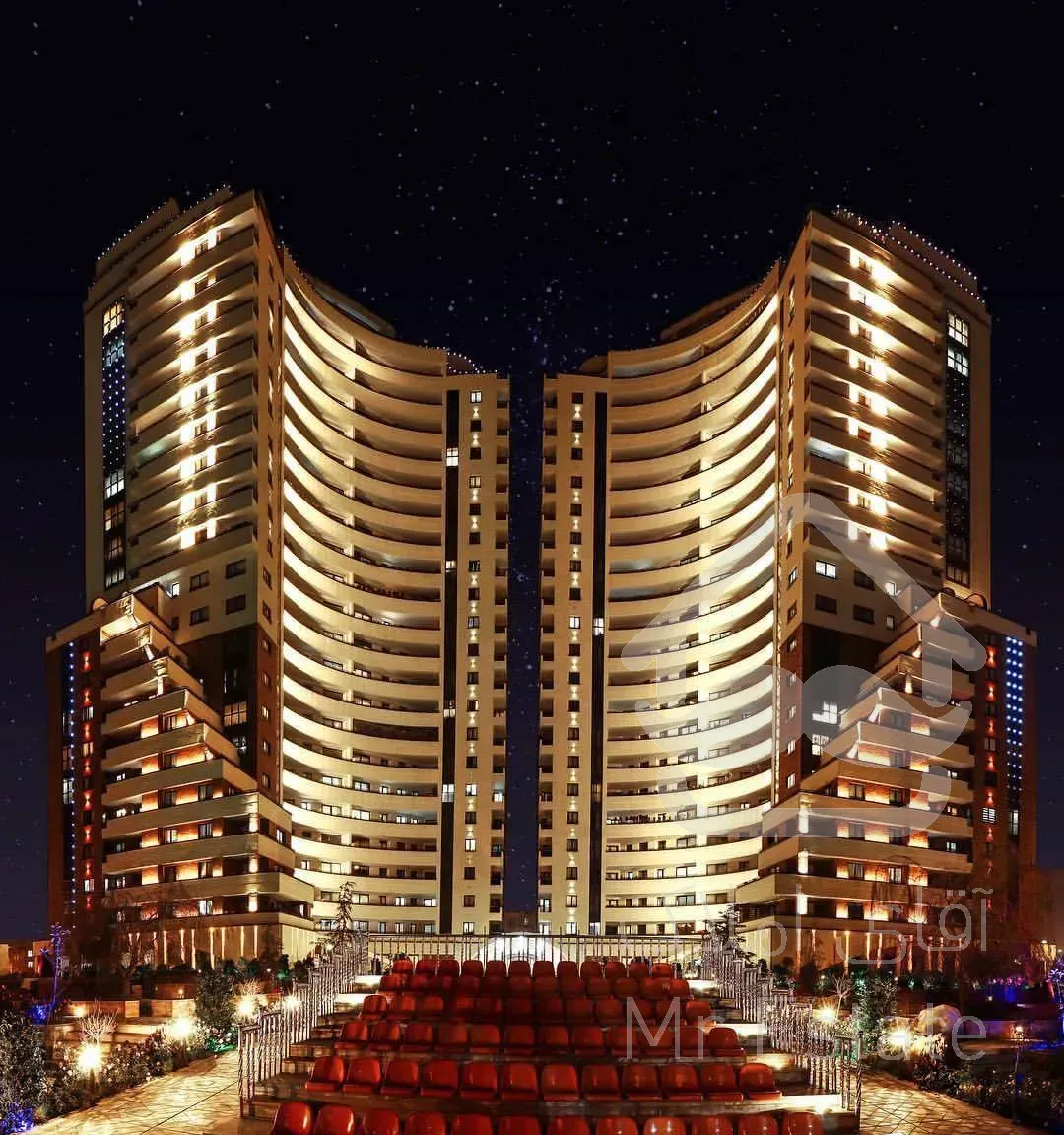 چشم انداز عالی در برج دوقلو راگا چیتگر