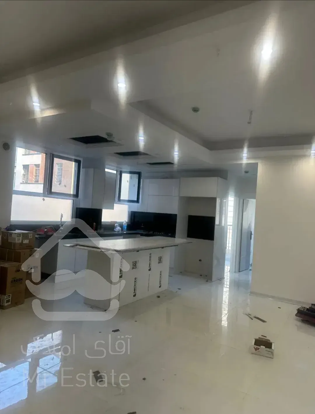 آپارتمان75متری نوساز بدون پرتی