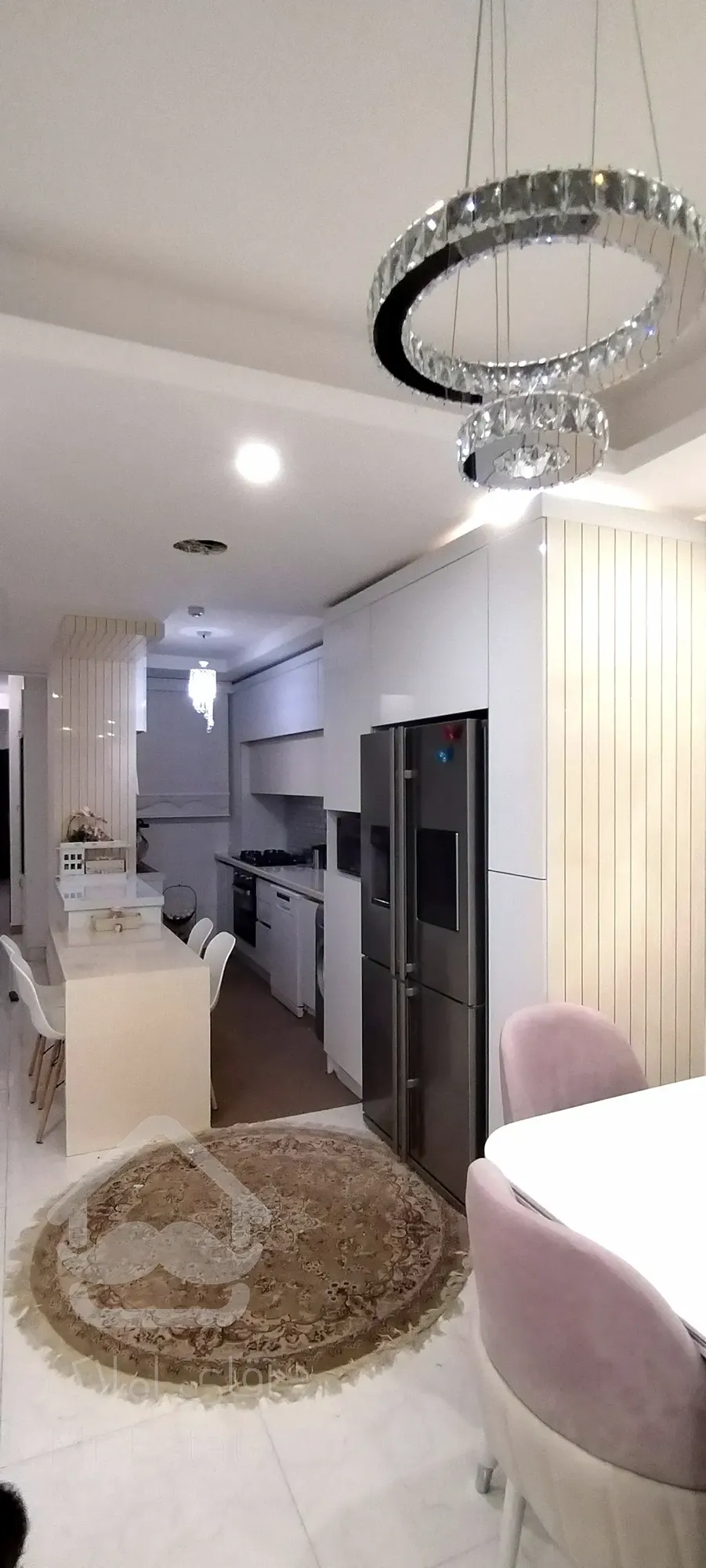 آپارتمان 135متری3خواب طبقه6 ویو ابدی و غرق در نور