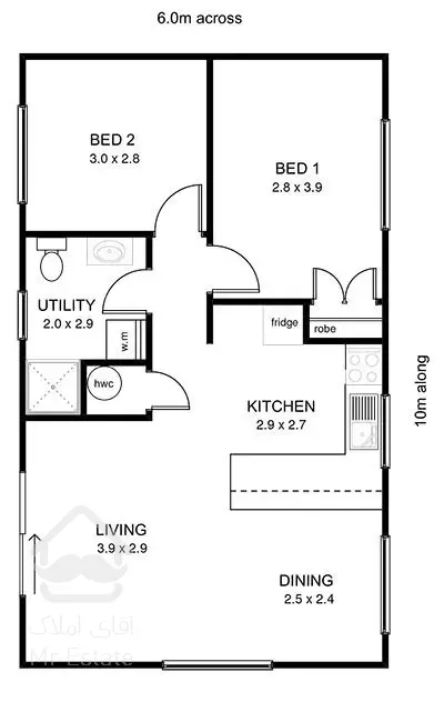 آپارتمان لوکس / خوش نقشه / برج / تهاتر / وام / قرارداد رسمی
