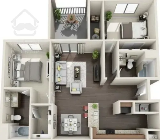 آپارتمان لوکس / خوش نقشه / برج / تهاتر / وام / قرارداد رسمی