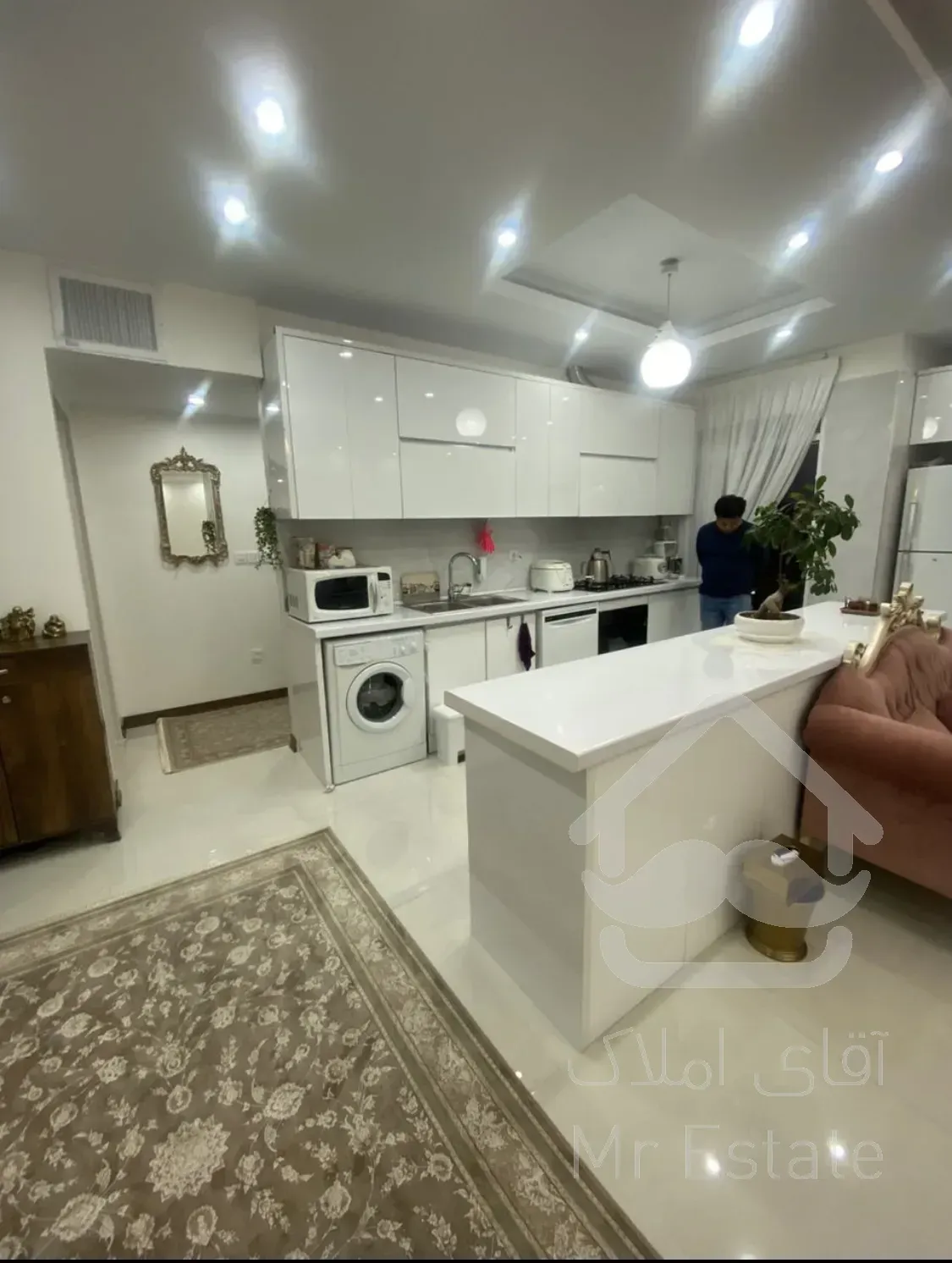 فروش اپارتمان۸۸متری سالن پرده خور ۲خواب جنت مرکزی