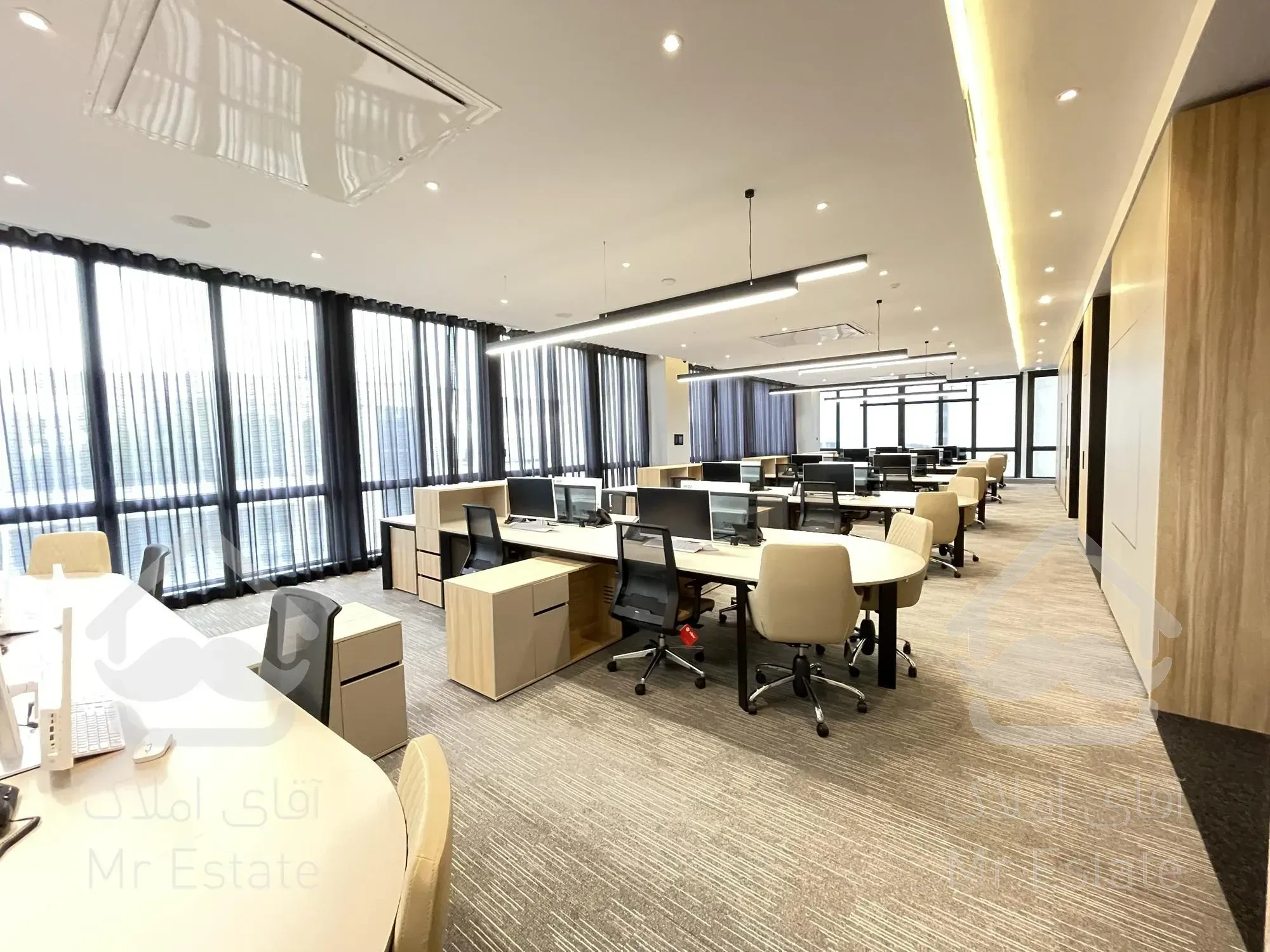 ٥٠٠ متر پنت اداري مبله نوساز سوپرلوكس