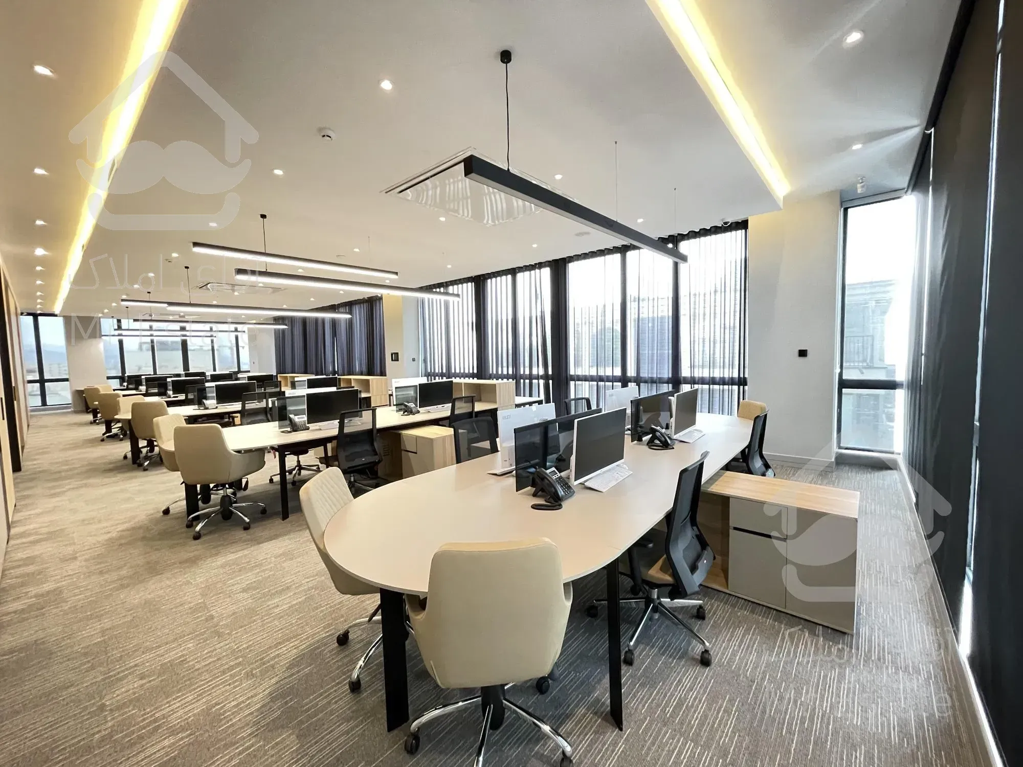 ٥٠٠ متر پنت اداري مبله نوساز سوپرلوكس