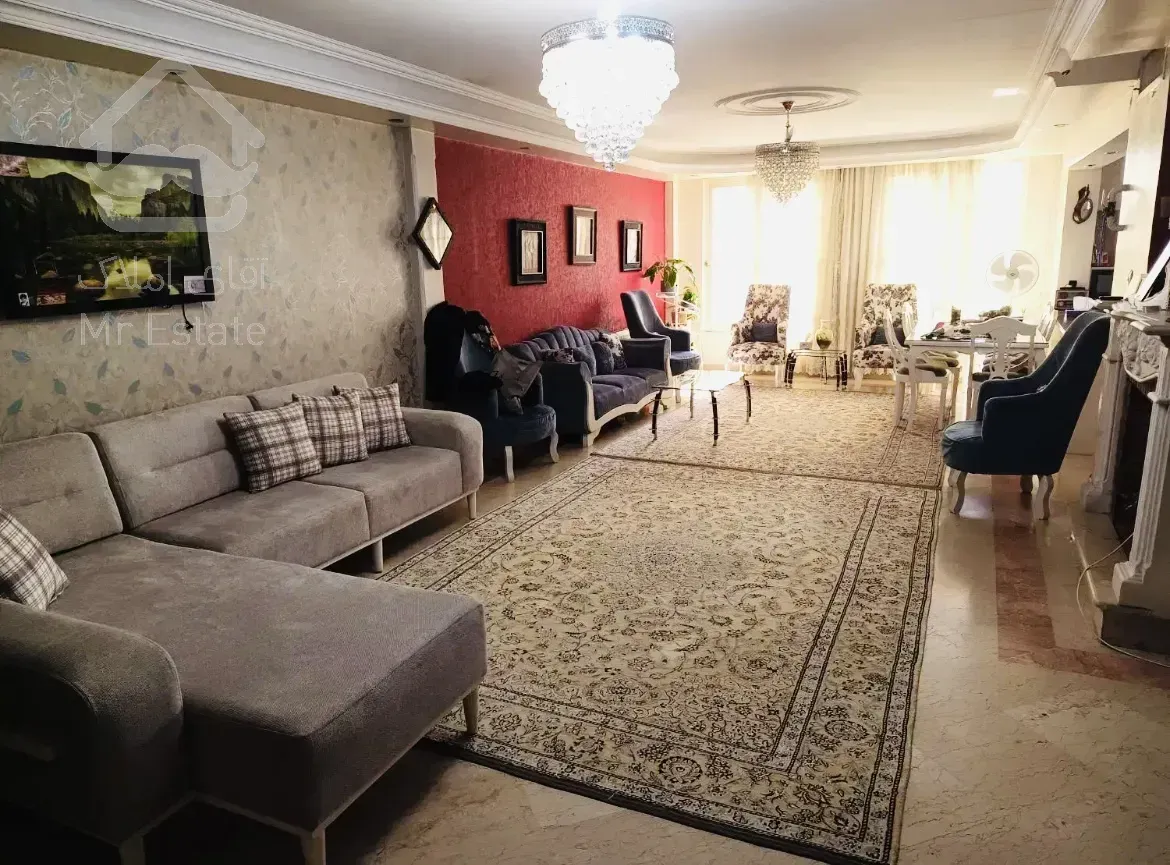 آپارتمان کم سن با سالن پرده خور در جنت اباد جنوبی