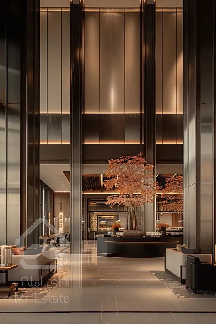 برج مجلل ۱۰۰متر دو خواب لوکس قابل تهاتر و سرمایه گزاری