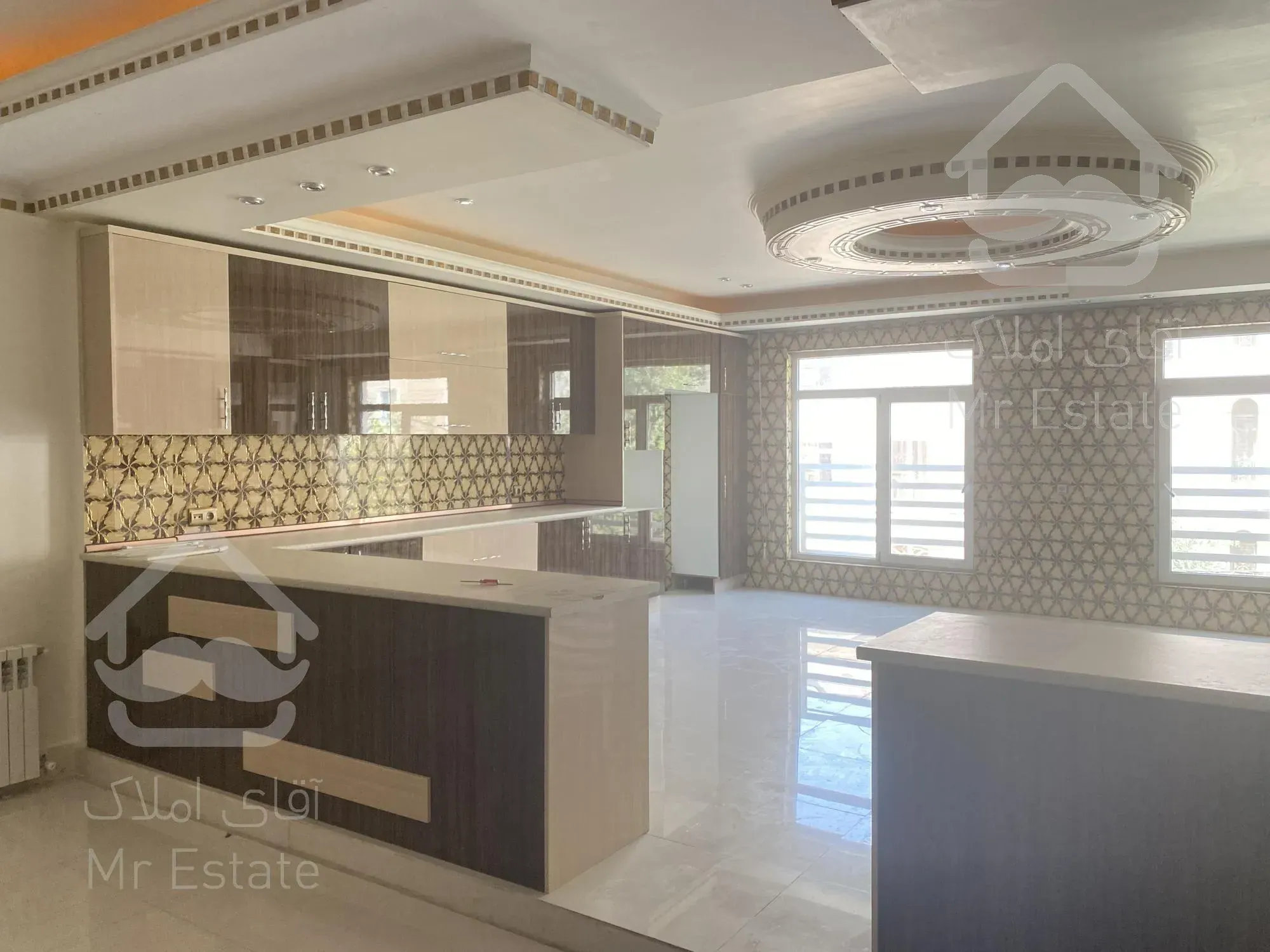 اجاره آپارتمان سه خوابه شیک شهرک راه آهن