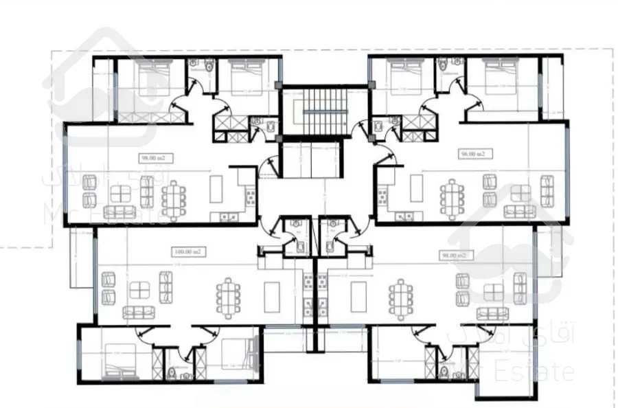 پیش فروش آپارتمان تنکابن مرحله اول واحد 100 متری