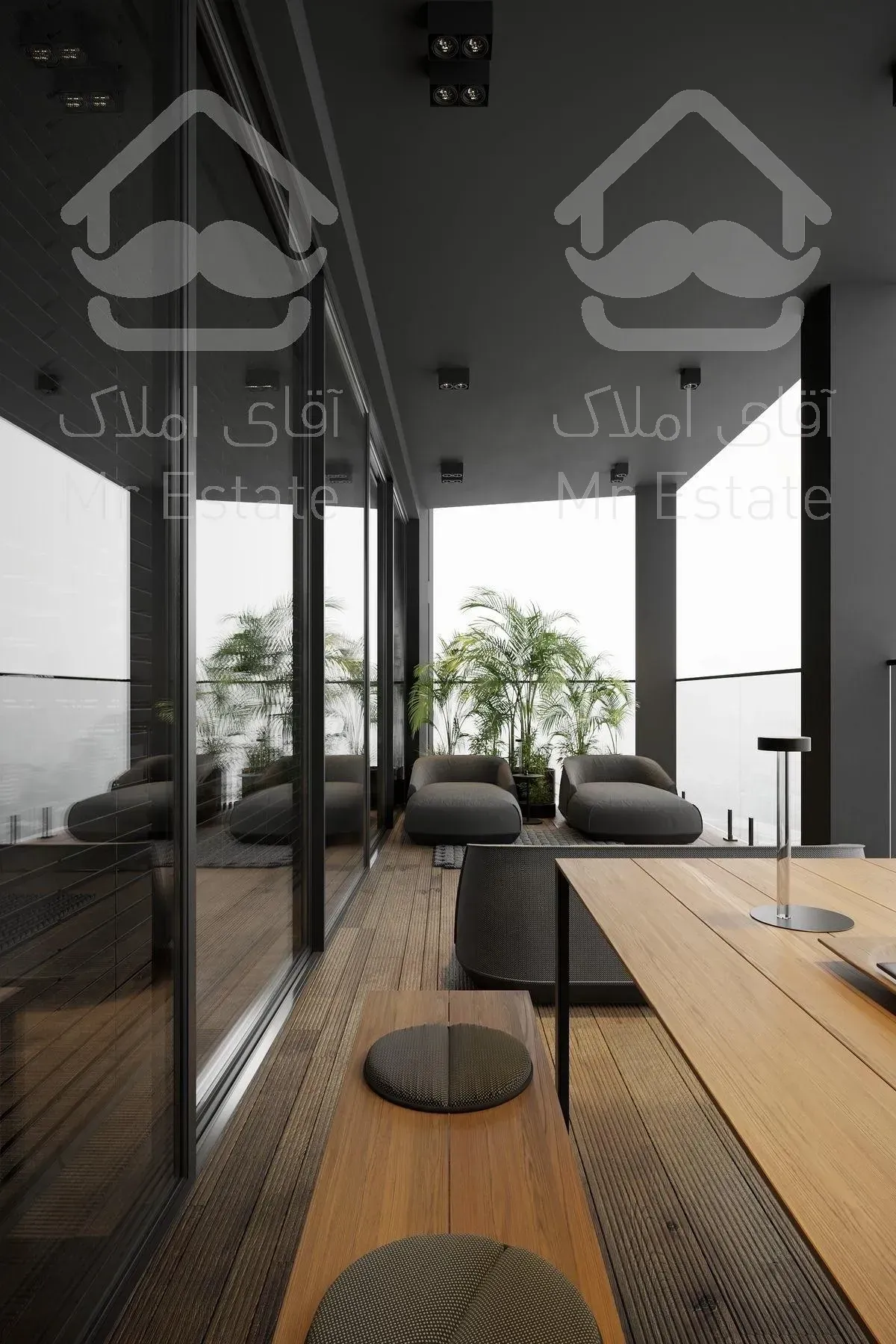 زعفرانیه 500 متر طبقه 10 + 50 متر تراس