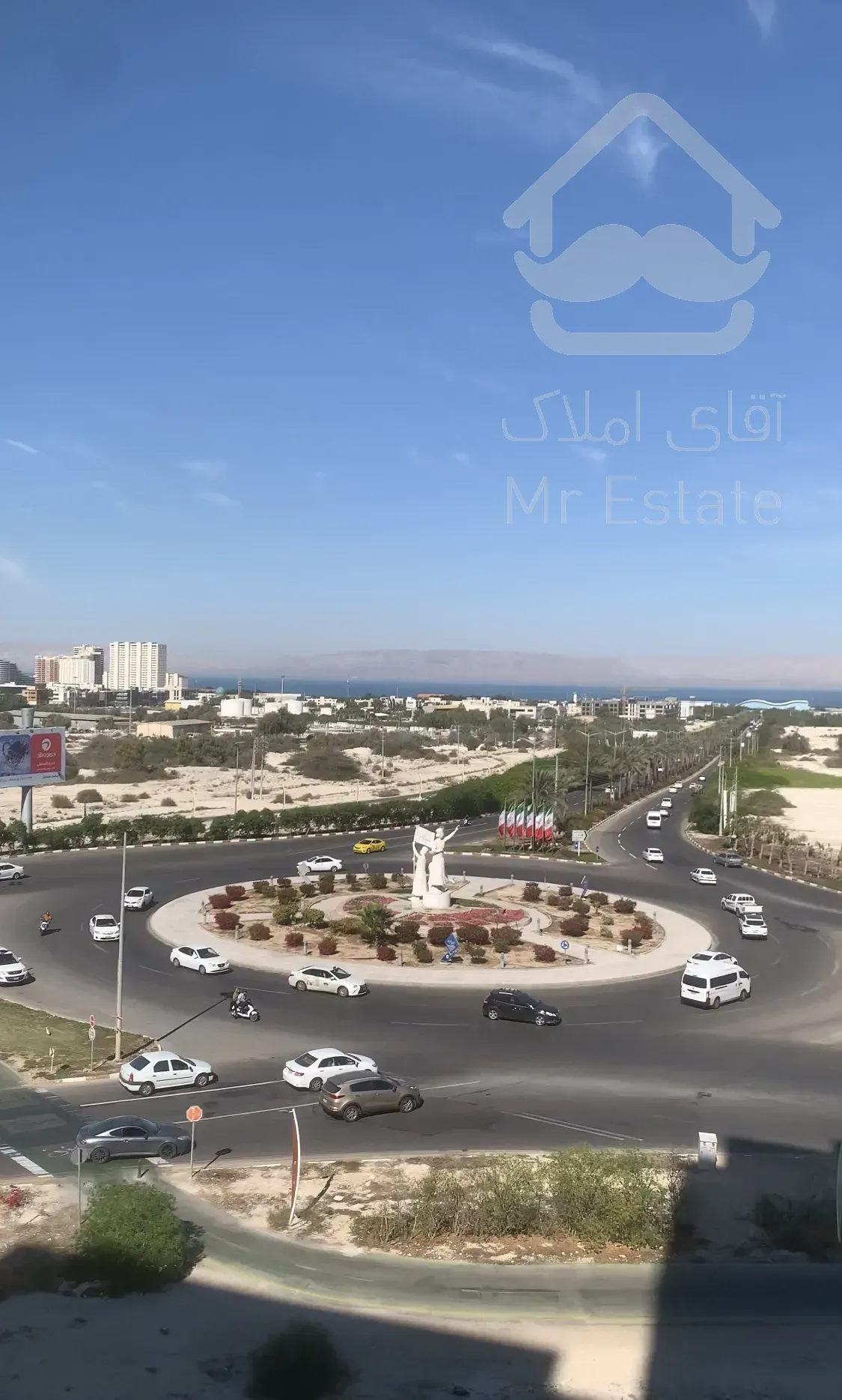 فروش برج فروردین دوخواب ۱۲۲متری باتراس سراسری رایگان