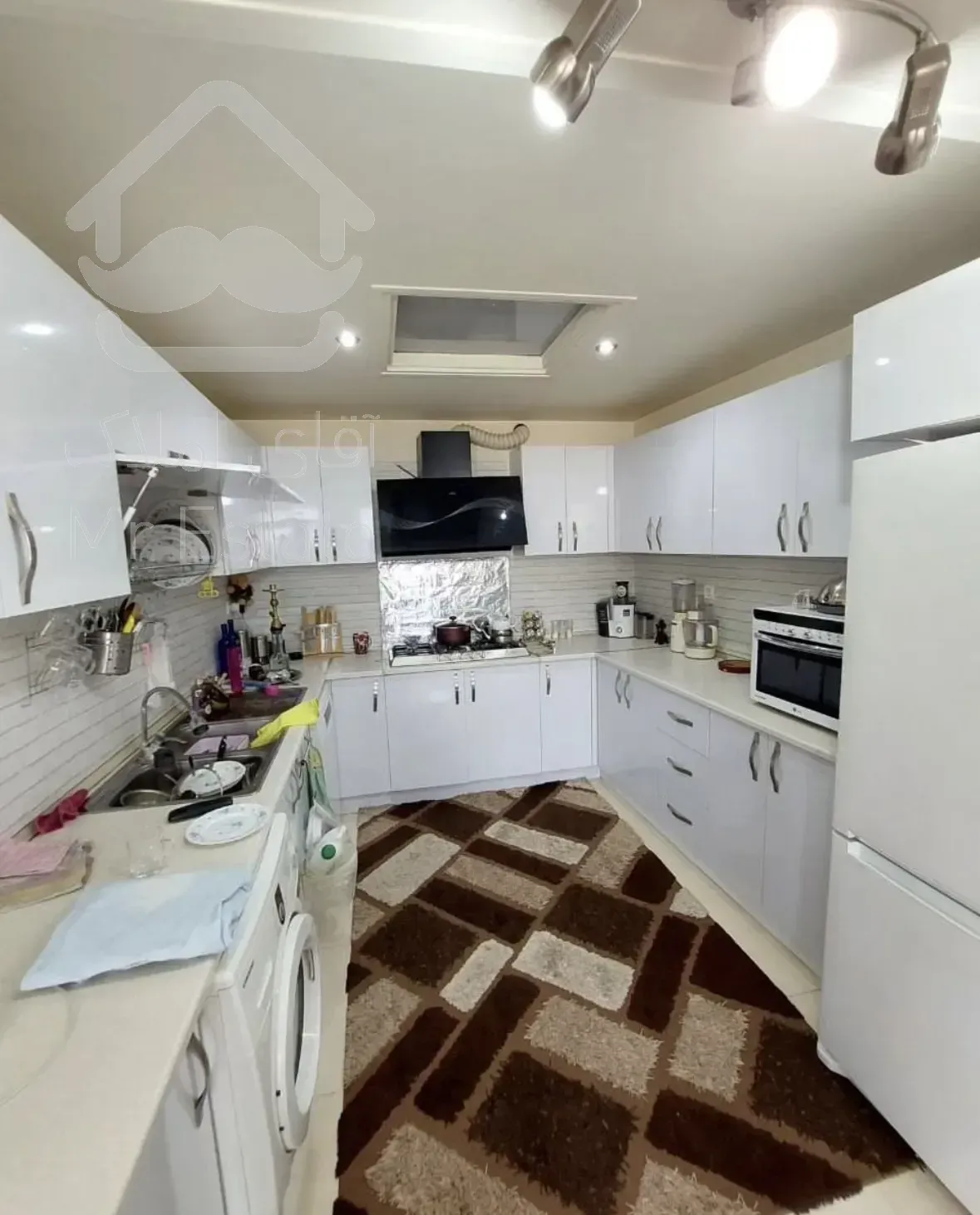 فروش آپارتمان ۶۰ متری یک خوابه نما تراورتن در جنت آباد شمالی