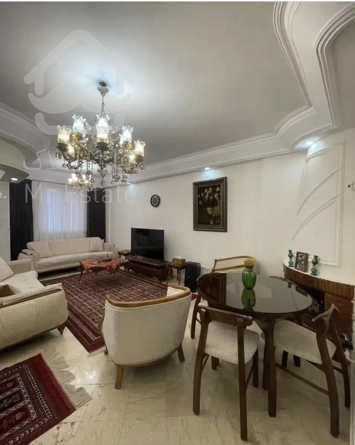 فروش آپارتمان ۶۰ متری یک خوابه نما تراورتن در بهار شمالی