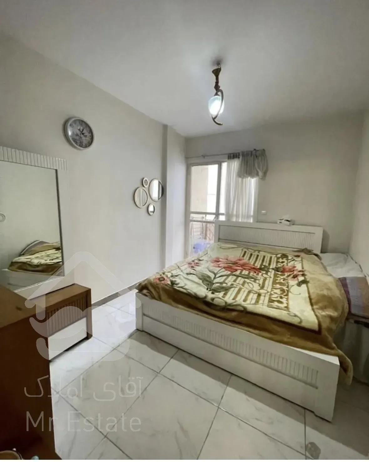 فروش آپارتمان ۶۰ متری یک خوابه نما تراورتن در بهار شمالی