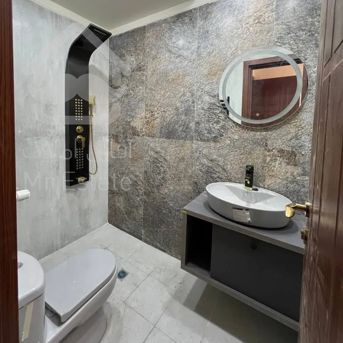 فروش آپارتمان ۸۵ متری رو به آفتاب نما تراورتن در جنت آباد مرکزی