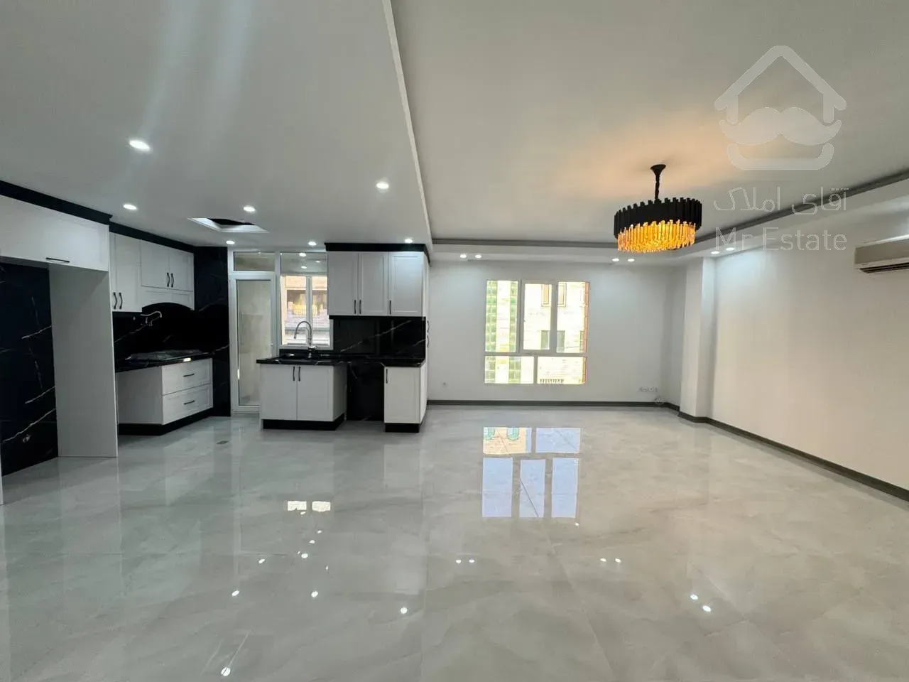 فروش آپلرتمان ۸۵ متری ۲ خوابه فول امکانات نما ترتورتن در جنت آباد مرکزی