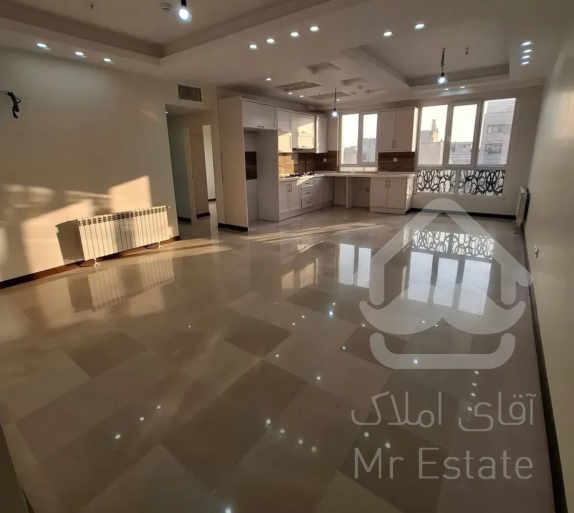 ۱۱۵متر۲خوابه فول امکانات رو به آفتاب در فردوس