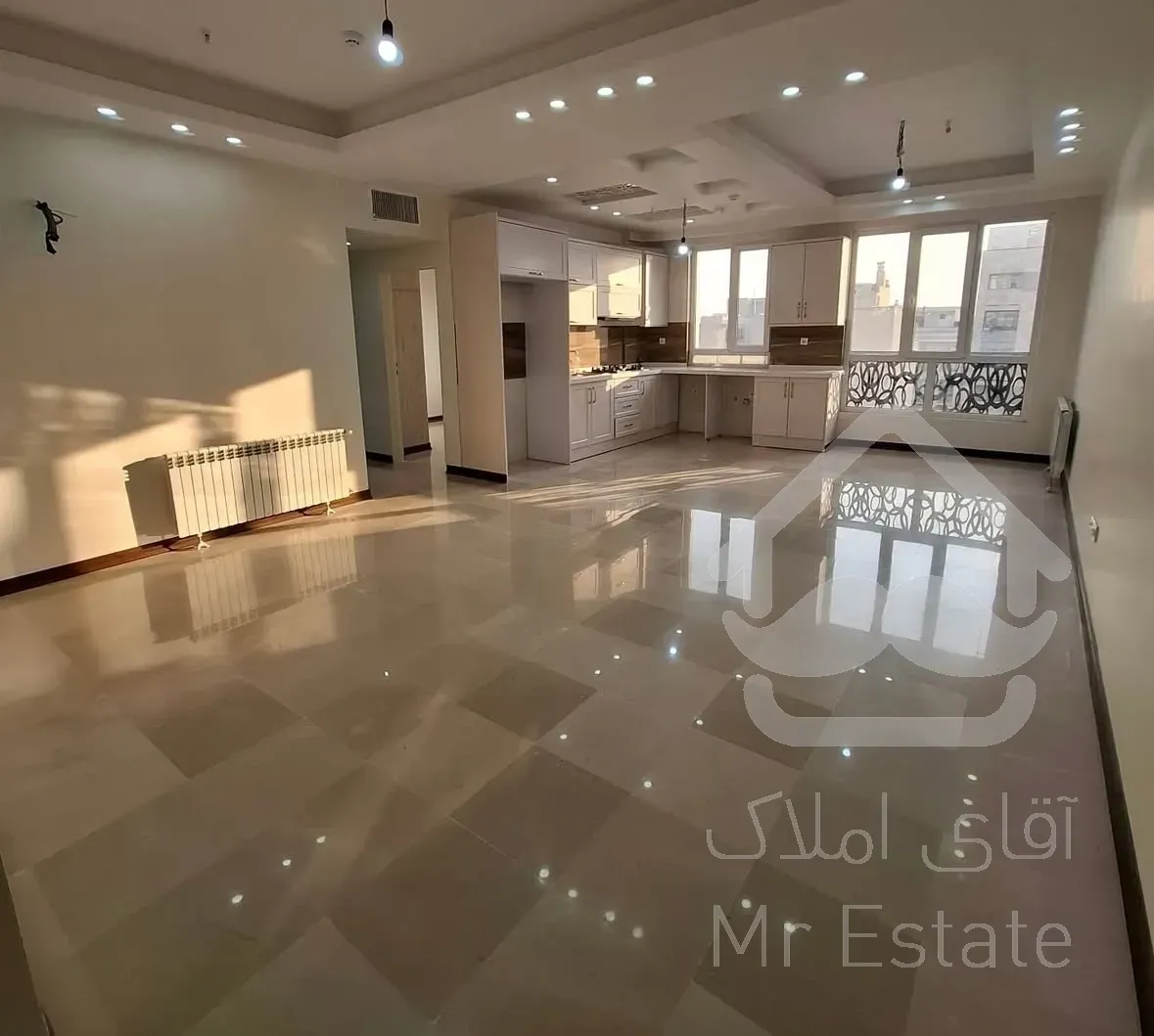 ۱۱۵متر۲خوابه فول امکانات رو به آفتاب در فردوس