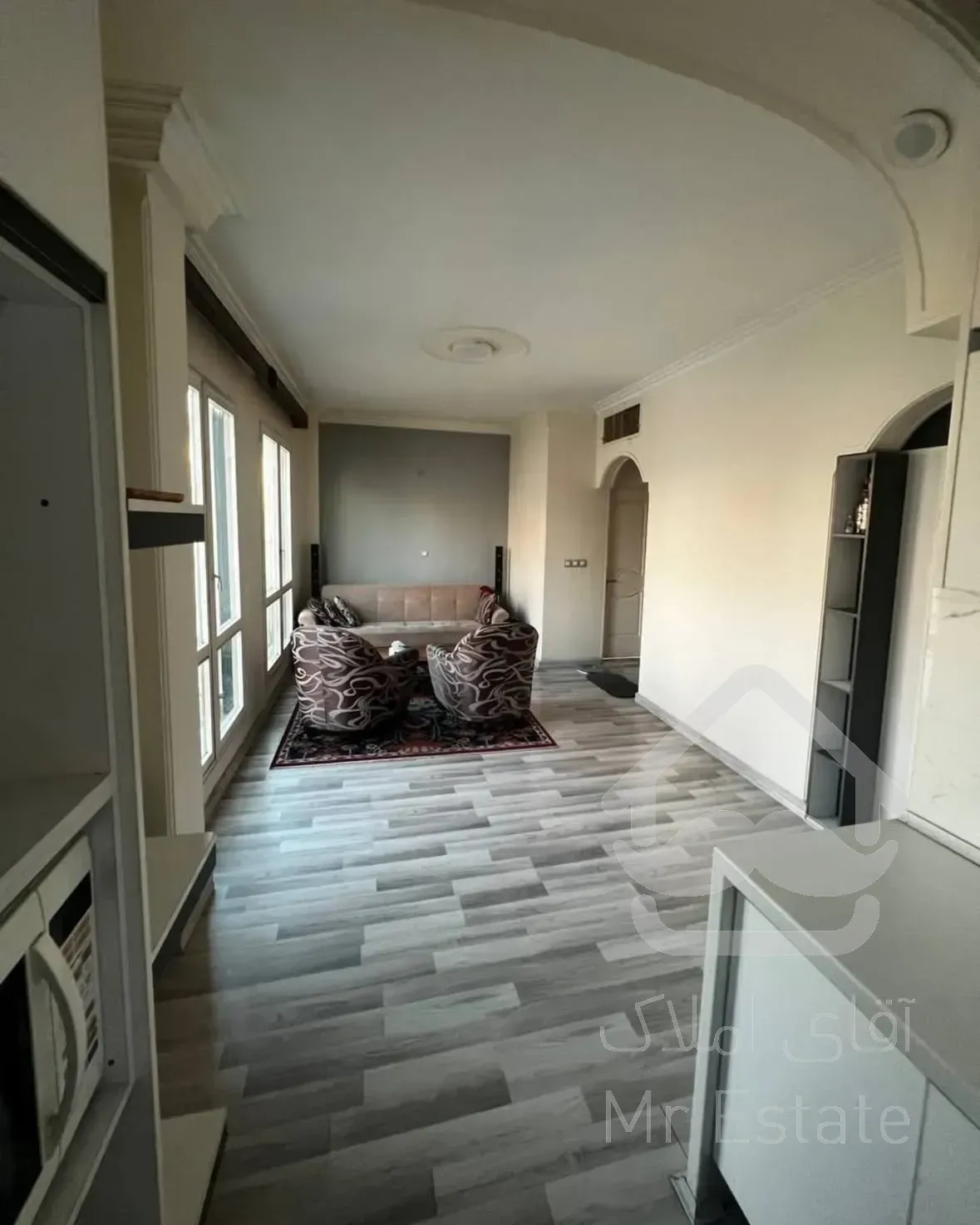 فروش آپارتمان ۵۸ متری یک خوابه فول امکانات نما تراورتن در جنت آباد مرکزی