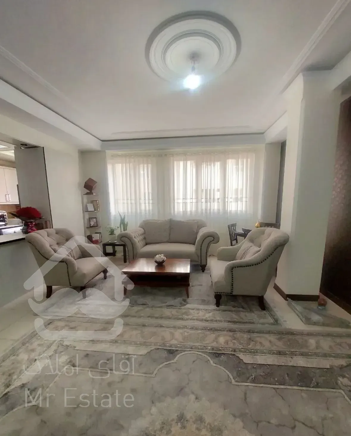 فروش آپارتمان ۷۷ متری ۲خوابه فول امکانات سالن پرده خور در فردوس