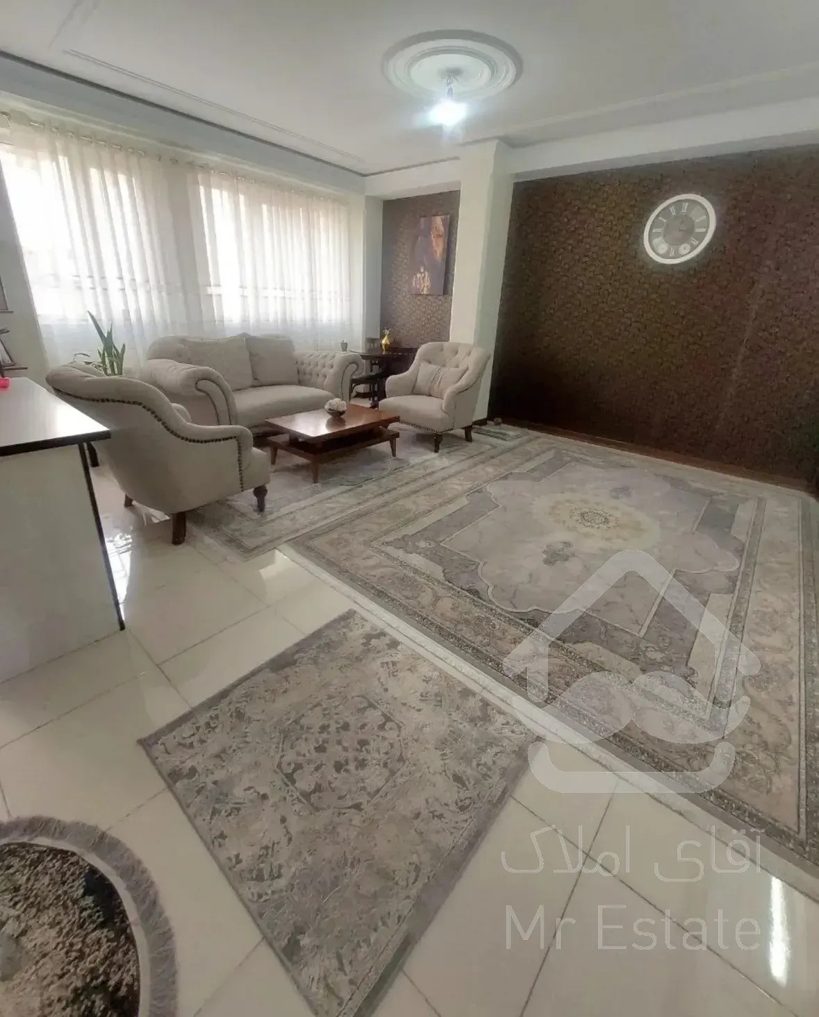 فروش آپارتمان ۷۷ متری ۲خوابه فول امکانات سالن پرده خور در فردوس