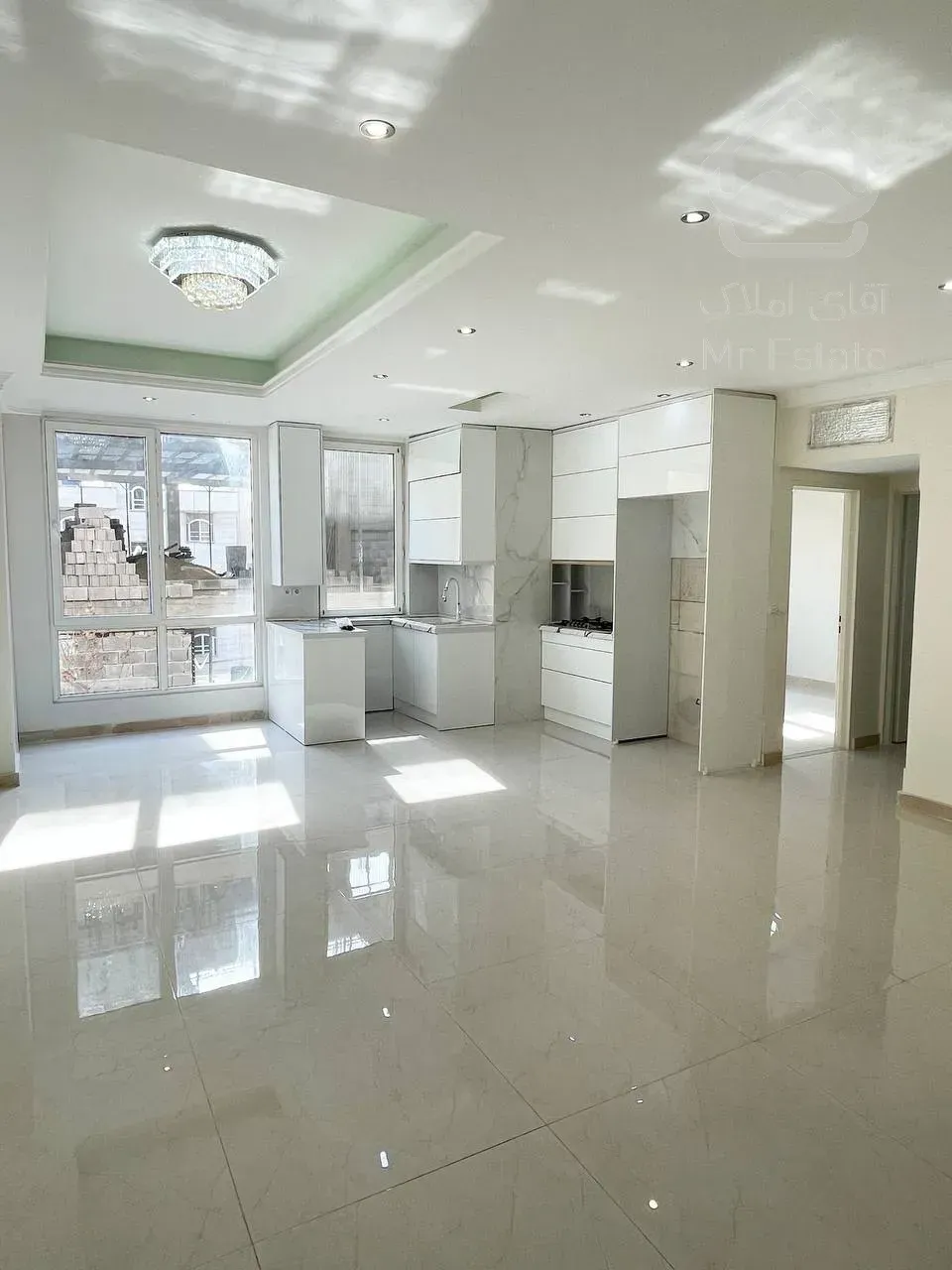 77 متر۲خواب فول امکانات رو به آفتاب در جنت آباد مرکزی