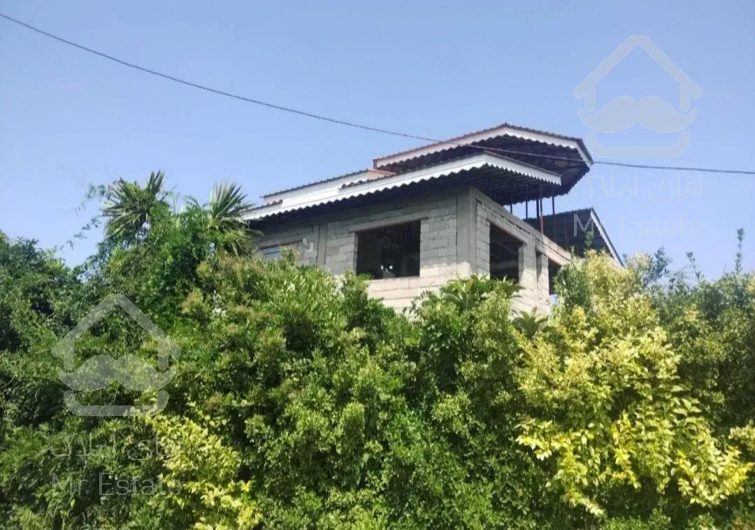 فروش ویلای نیمه ساخت منطقه برند رامسر ویلای جنگلی