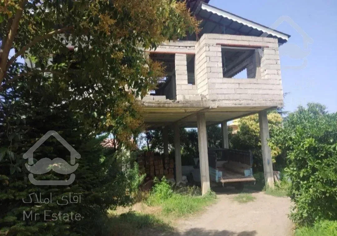 فروش ویلای نیمه ساخت منطقه برند رامسر ویلای جنگلی