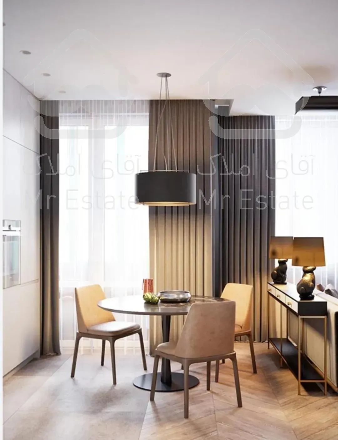 آپارتمان ١٧٧متر ٣خواب کم واحد نورگیر مستقیم