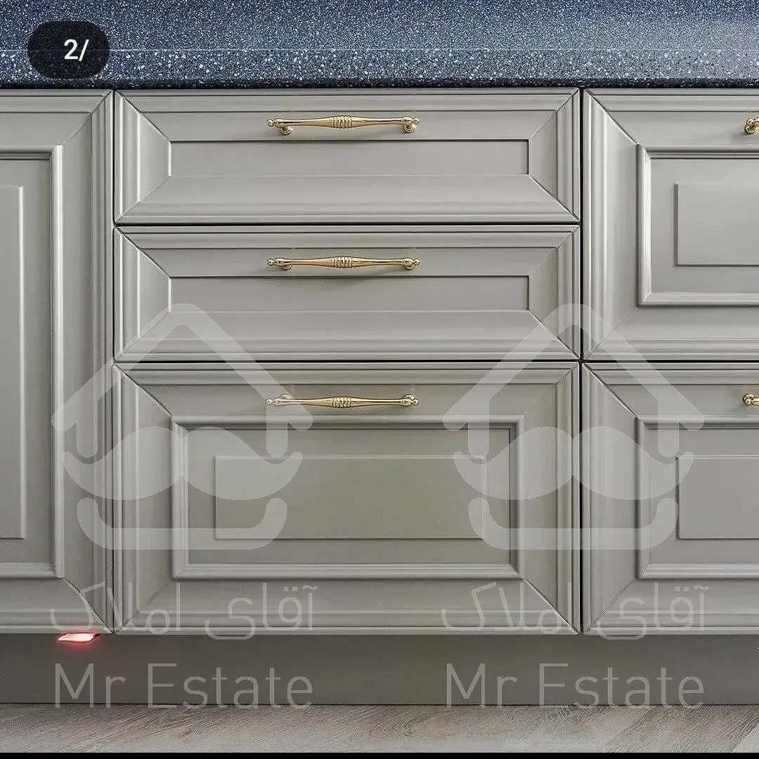 طراحی کابینت آشپزخانه کف تراش